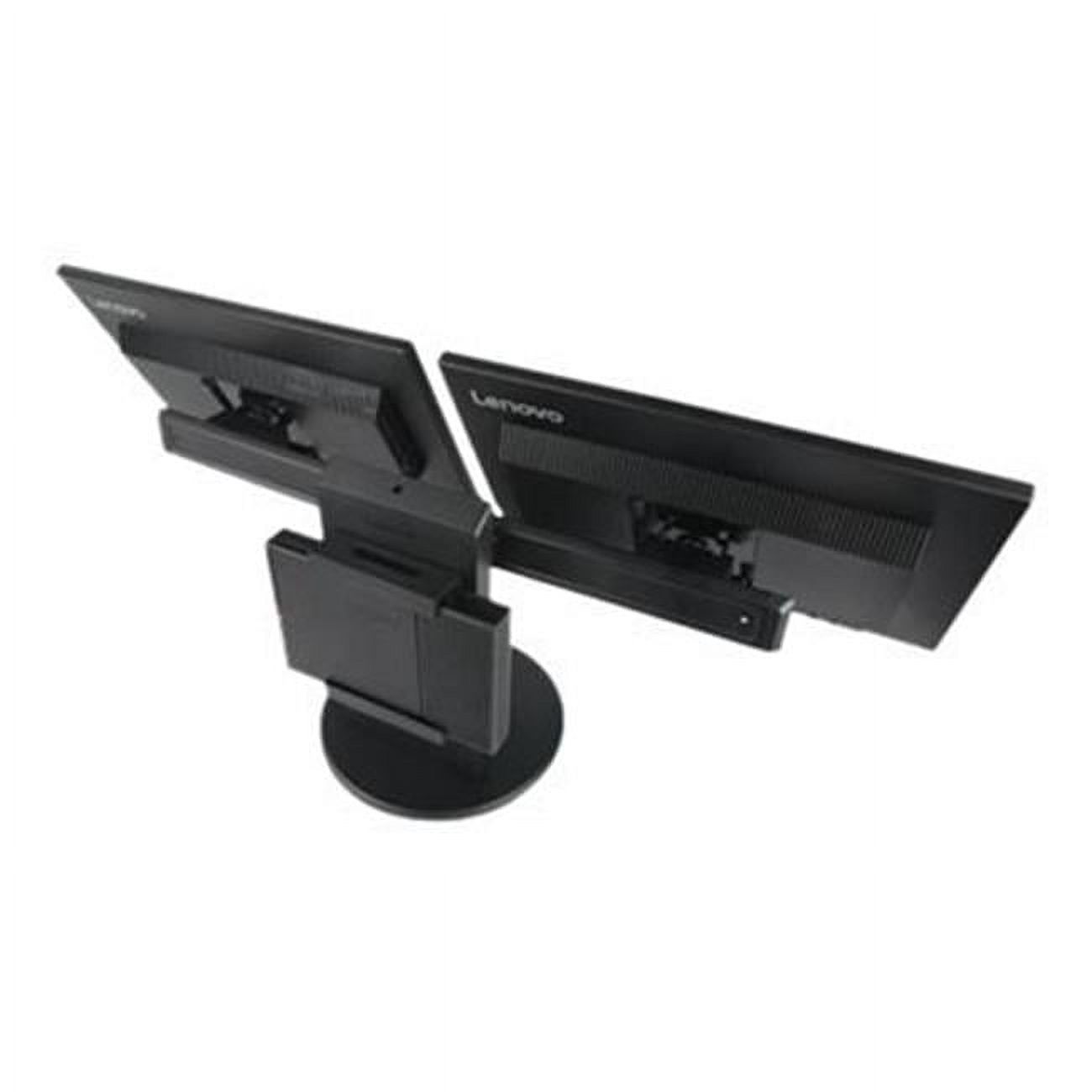 Thinkcenter Monitor Stand ThinkCentre Tiny in One Dual Monitor Stand, Black - Walmart.com