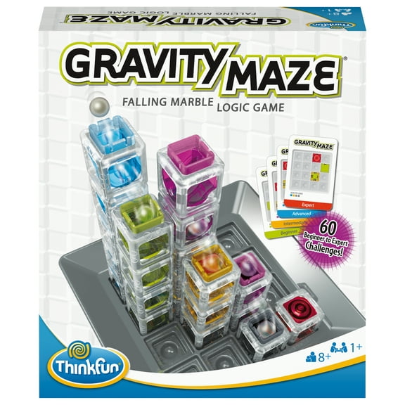 Open Box ThinkFun Gravity Maze Brain Game, Children Ages 8+