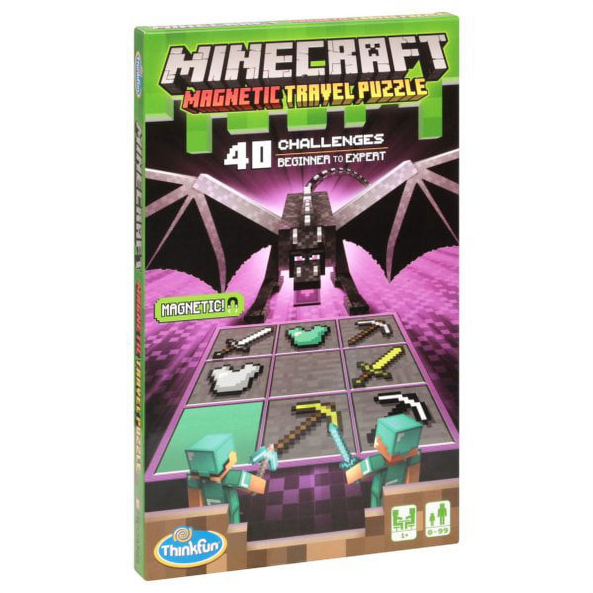 ThinkFun Minecraft Travel Puzzle Travel Game