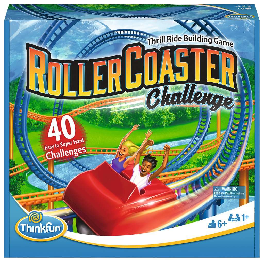 ThinkFun Roller Coaster Challenge Single Player Logic Game - image 1 of 3