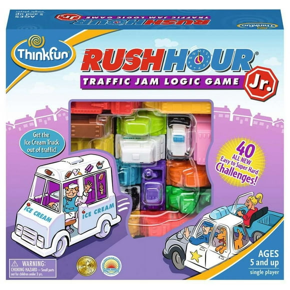 ThinkFun Rush Hour Jr Single Player Logic Game