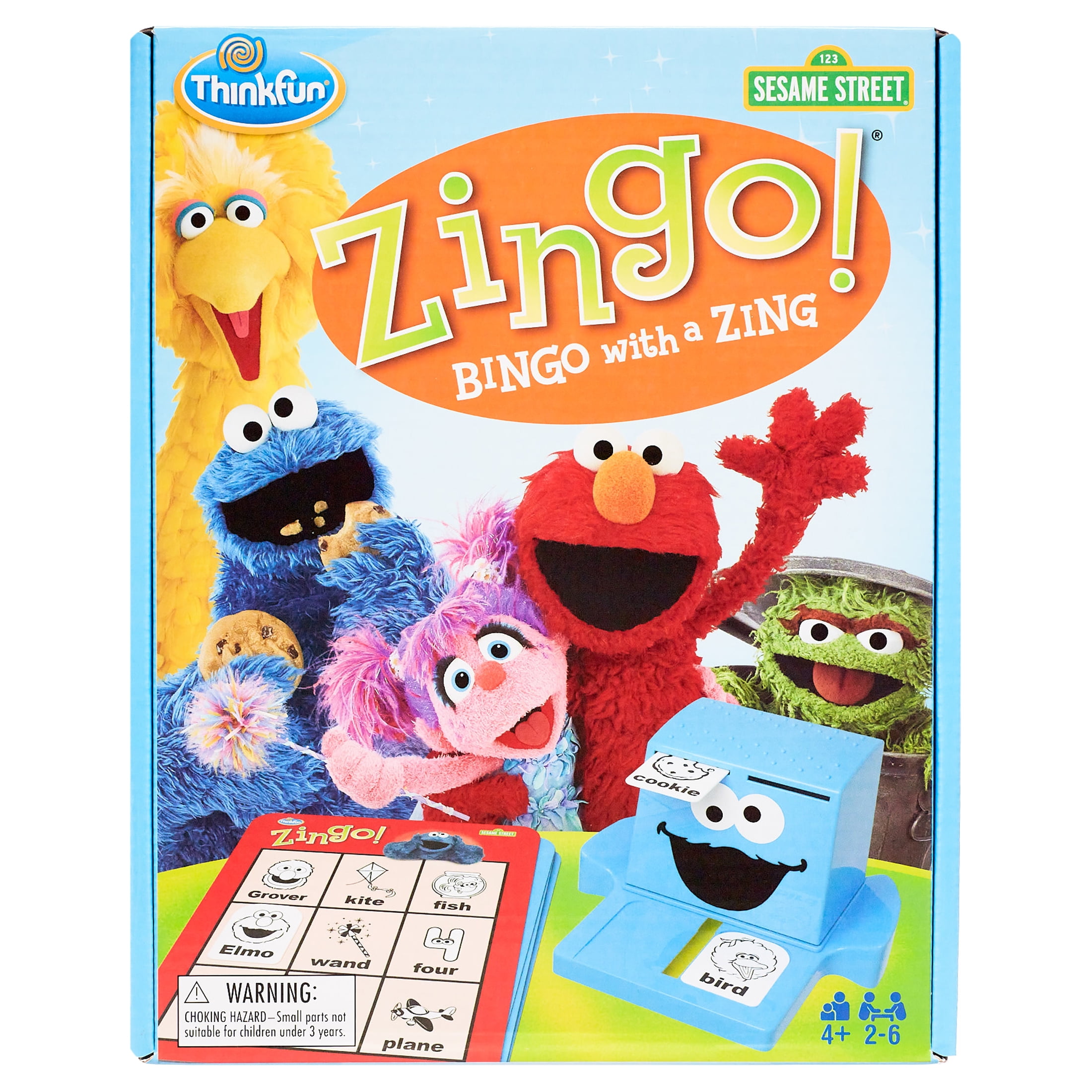 ThinkFun Sesame Street® Zingo! for Ages 4+ 26 players