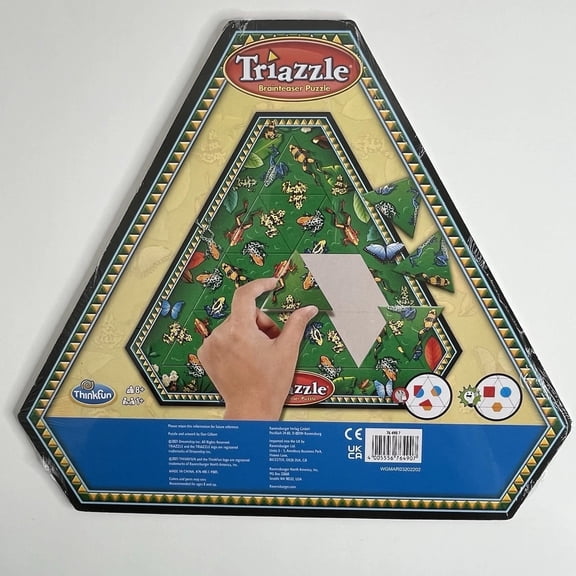 ThinkFun Triazzles Frog & Insect Brainteaser Tray Puzzle Ravensburger