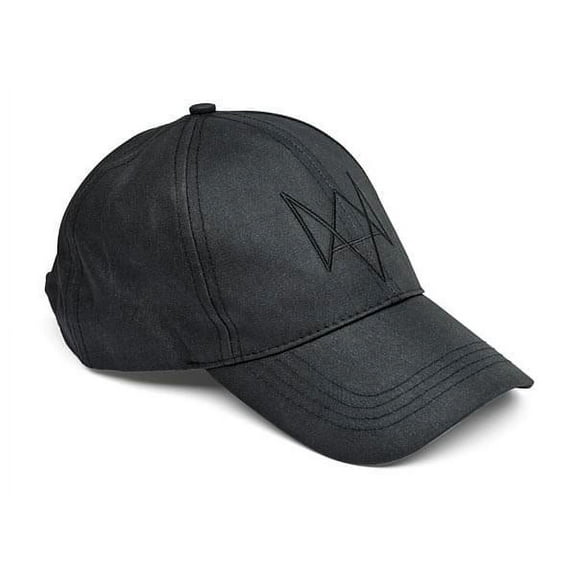 ThinkGeek THG-479-C Watch Dogs Embroidered Fox Logo Black Baseball Cap Hat