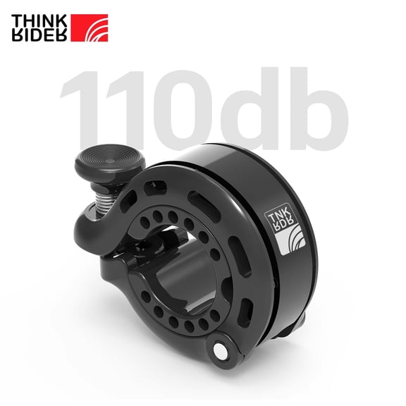 ThinkRider 110dB Mini Bike Bell Loud Aluminum Alloy Bicycle Horn for MTB & Road Bikes