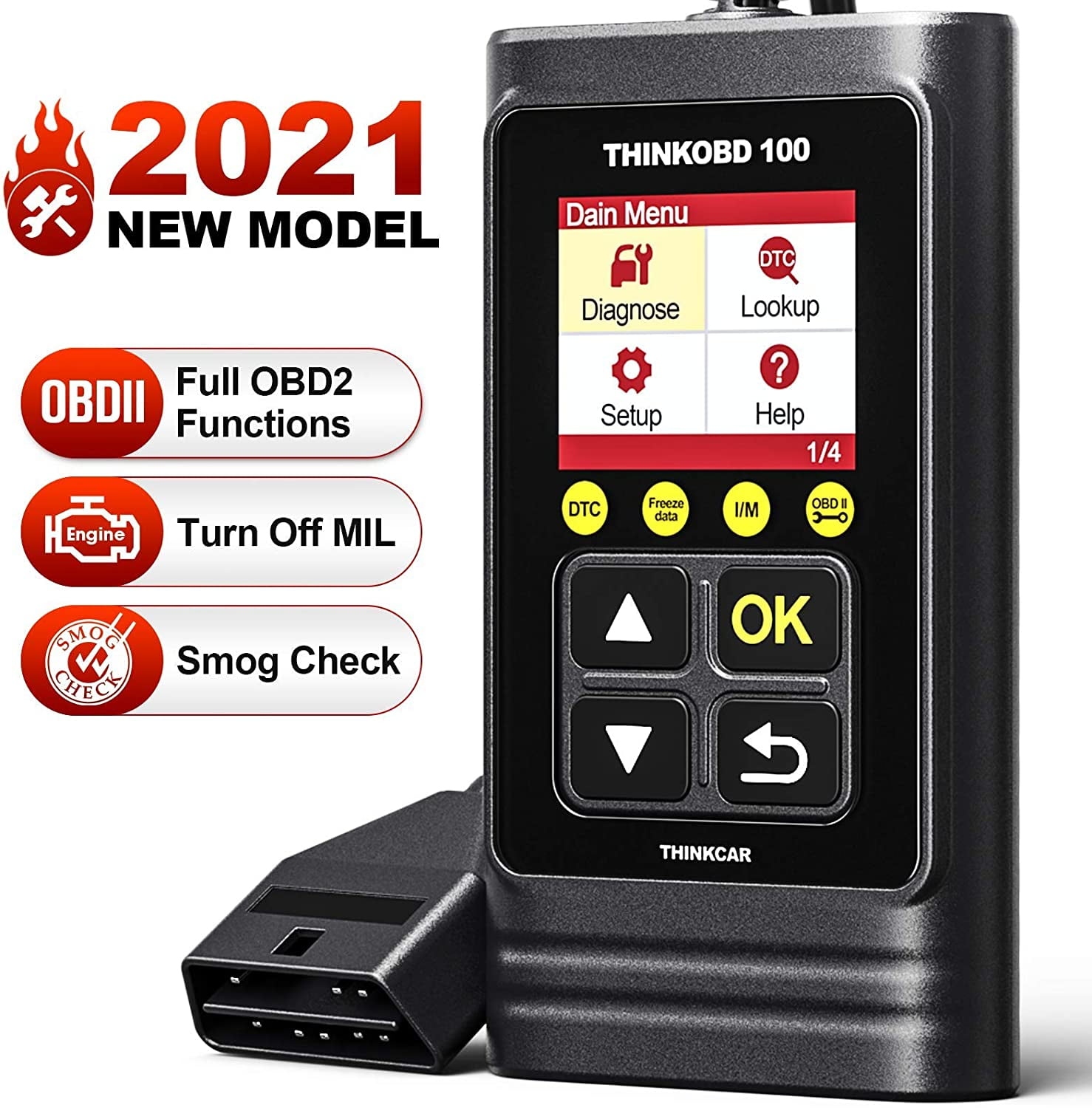Thinkcar THINKOBD100 OBD2 Scanner Code Reader with Full OBD2 Functions