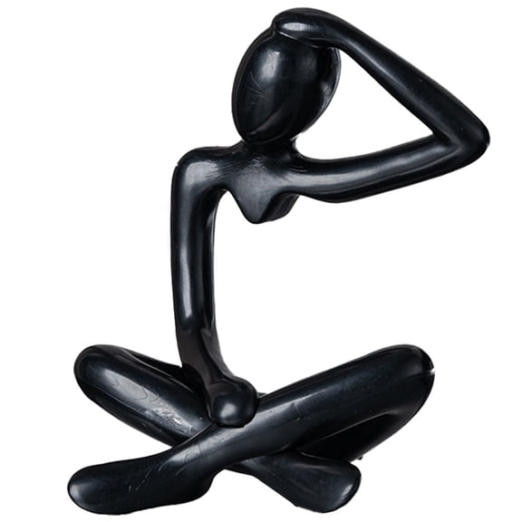 Thinker Abstract Statue Collection Desktop Ornament For Desk Bookshelf Shelf