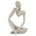 thumbnail image 1 of Thinker Statues and Sculptures, Sandstone Resin Statue Ornaments, Abstract Style Sculptures, Housewarming Gifts, Housewarming Decorations, Desktop Decorations for Living Room, Dining Room,Small, 1 of 5