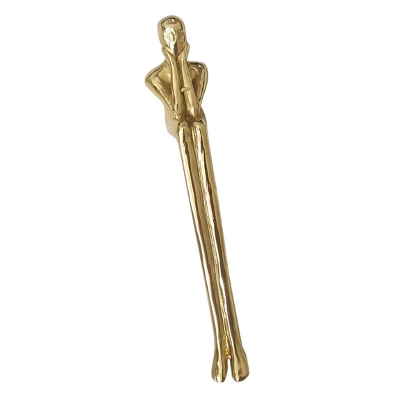 Thinkers Shape Cabinet Pull Cabinet Hardwares Retros Brasses Knobs Handle for Drawers Cupboards and Closets