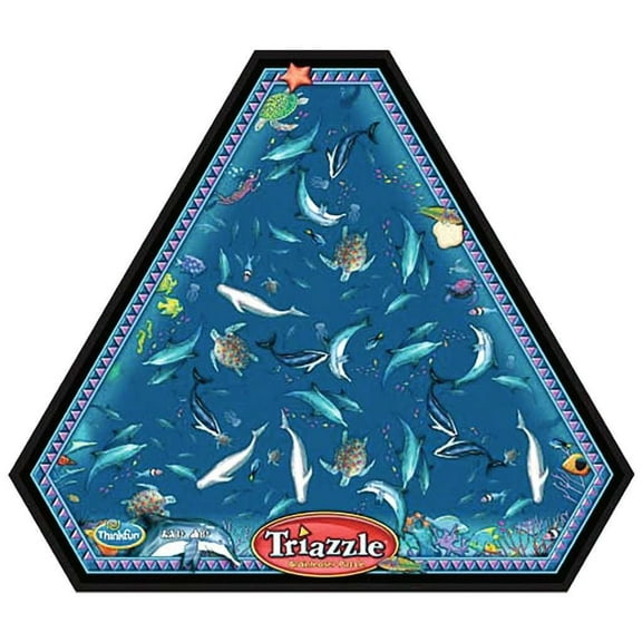 Thinkfun Triazzle Picture-Matching Brainteaser Puzzle: Dolphins