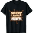 thumbnail image 1 of Thinking About Chocolate Melting Chocolate Cocoa T-Shirt, 1 of 4