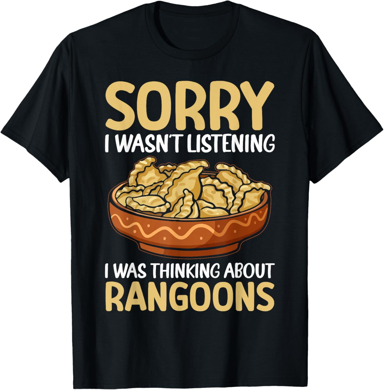Thinking About Rangoons Crab Crabmeat Crab Rangoon Wrappers TShirt