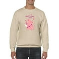 thumbnail image 1 of Thinking About You, Cupig Sweatshirt Men -Smartprints Designs, Male XX-Large, 1 of 4