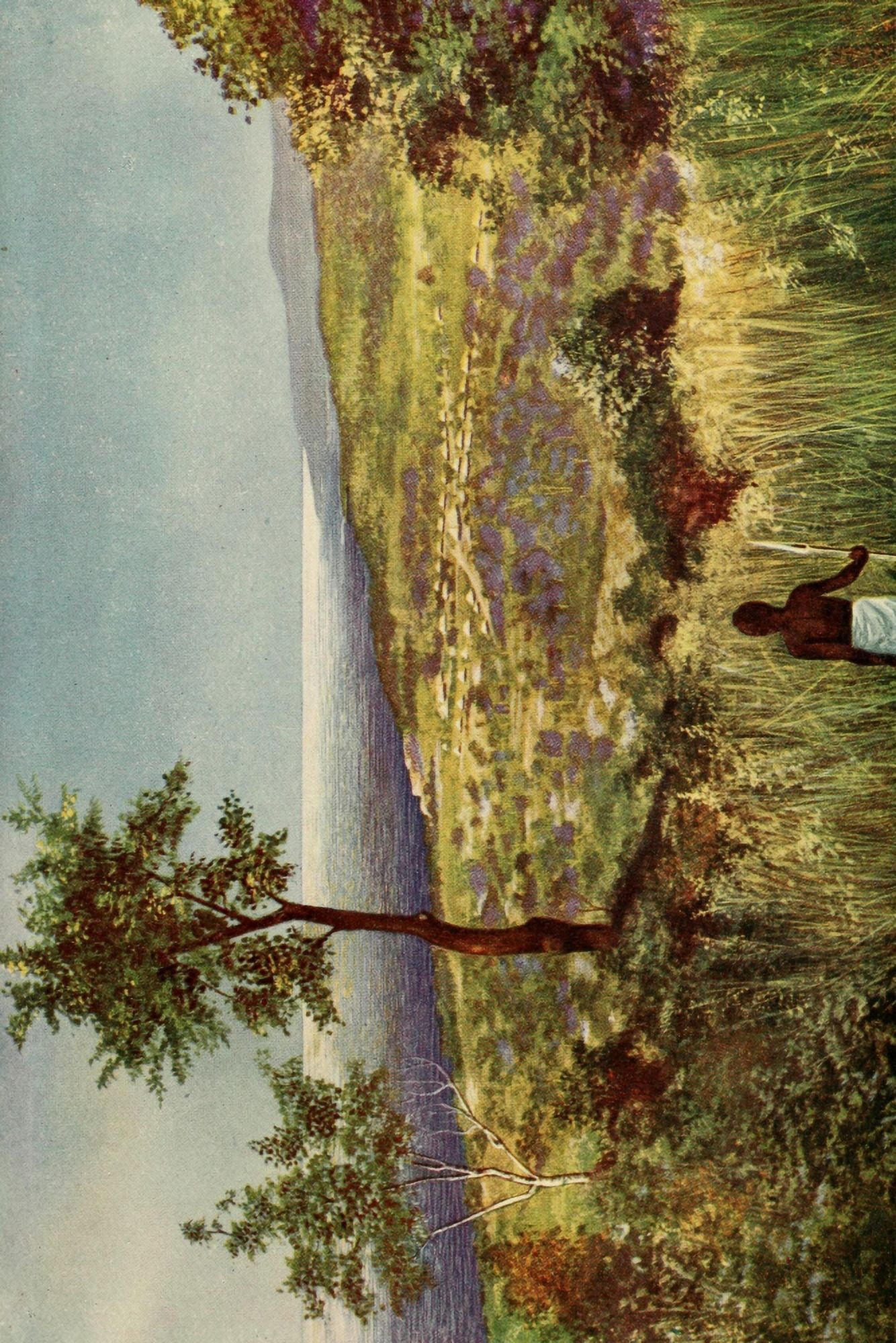 Thinking Black 1913 Luanza mission town Canvas Art - Unknown (18 x 24)