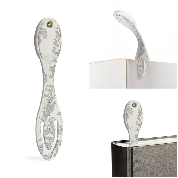 Thinking Gifts 2-in-1 LED Reading Light | Clip-on Bookmark & Book Light for Children & Adults