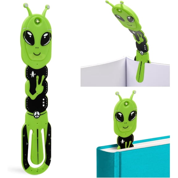 Thinking Gifts 2-in-1 LED Reading Light | Clip-on Bookmark & Book Light for Children & Adults