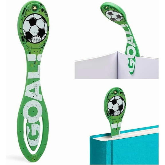 Thinking Gifts 2-in-1 LED Reading Light | Clip-on Bookmark & Book Light for Children & Adults