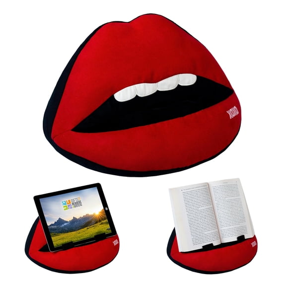 Thinking Gifts - Book Couch Tablet/iPad Stand and Book Holder | Reading Pillow | Reading in Bed