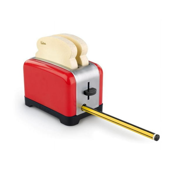 Thinking Gifts Notester | Desktop Organizer with Sharpener & Sticky Notes | Fun Stationery Gift