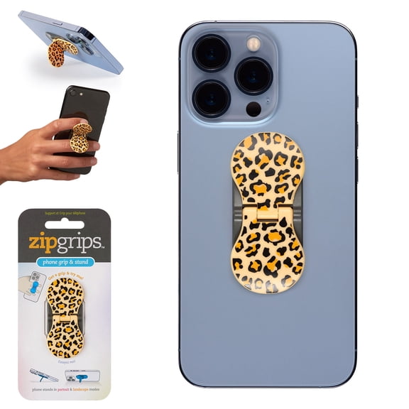 Thinking Gifts ZipGrips | Universal Phone Grip & Stand | Ultra-Thin & Wireless Compatible