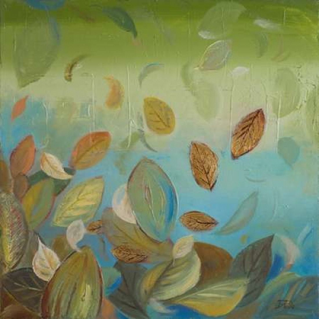 Thinking Green I Canvas Art - Patricia Pinto (24 x 24)