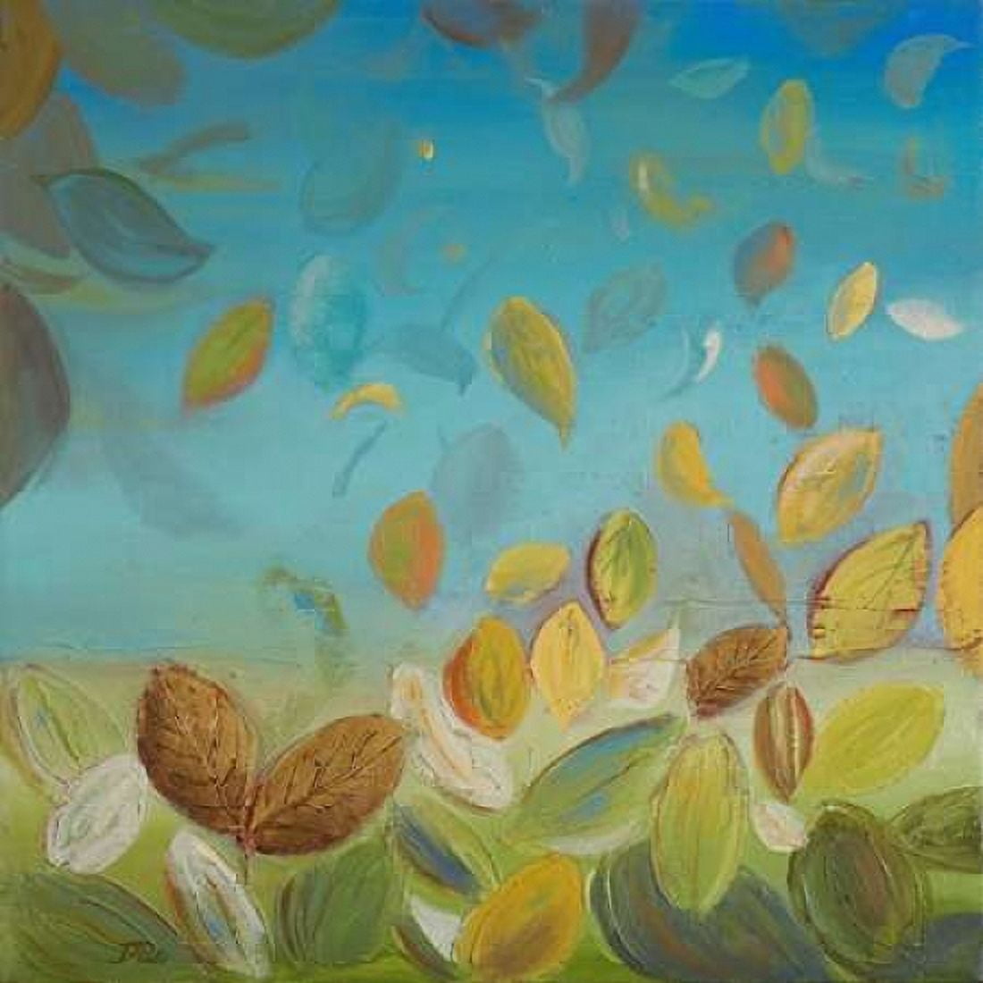 Thinking Green II Canvas Art - Patricia Pinto (24 x 24)
