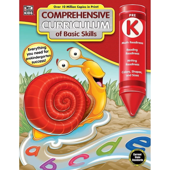 Thinking Kids Comprehensive Curriculum of Basic Skills Grade PK Workbook (704892)