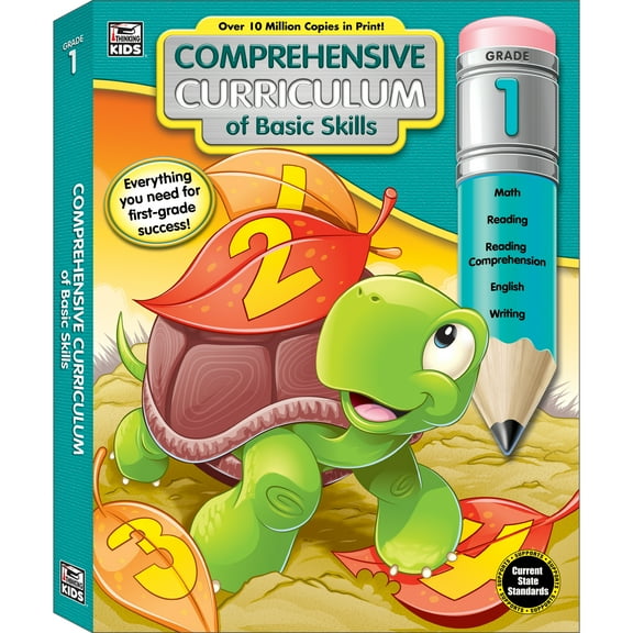 Thinking Kids Comprehensive Curriculum of Basic Skills Workbook (544) Grade 1