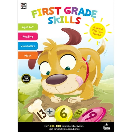 Thinking Kids First Grade Skills Workbook (320 pages) Grade 1