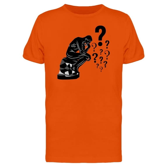 Thinking Man Statue ? Tee Men's -Image by Shutterstock