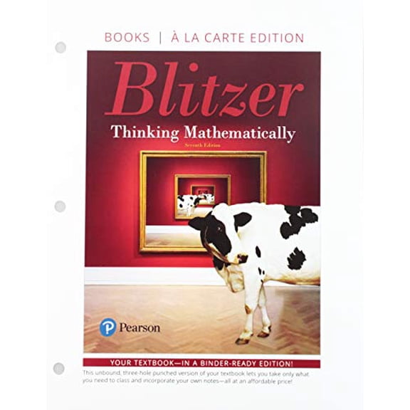 Pre-Owned Thinking Mathematically with Integrated Review, Loose-Leaf Edition Plus Mylab Math with Pearson Etext -- 24 Month Access Card Package [With Access Cod