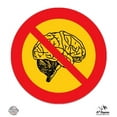 thumbnail image 1 of Thinking Not Allowed - 12" Vinyl Sticker Waterproof Decal, 1 of 1