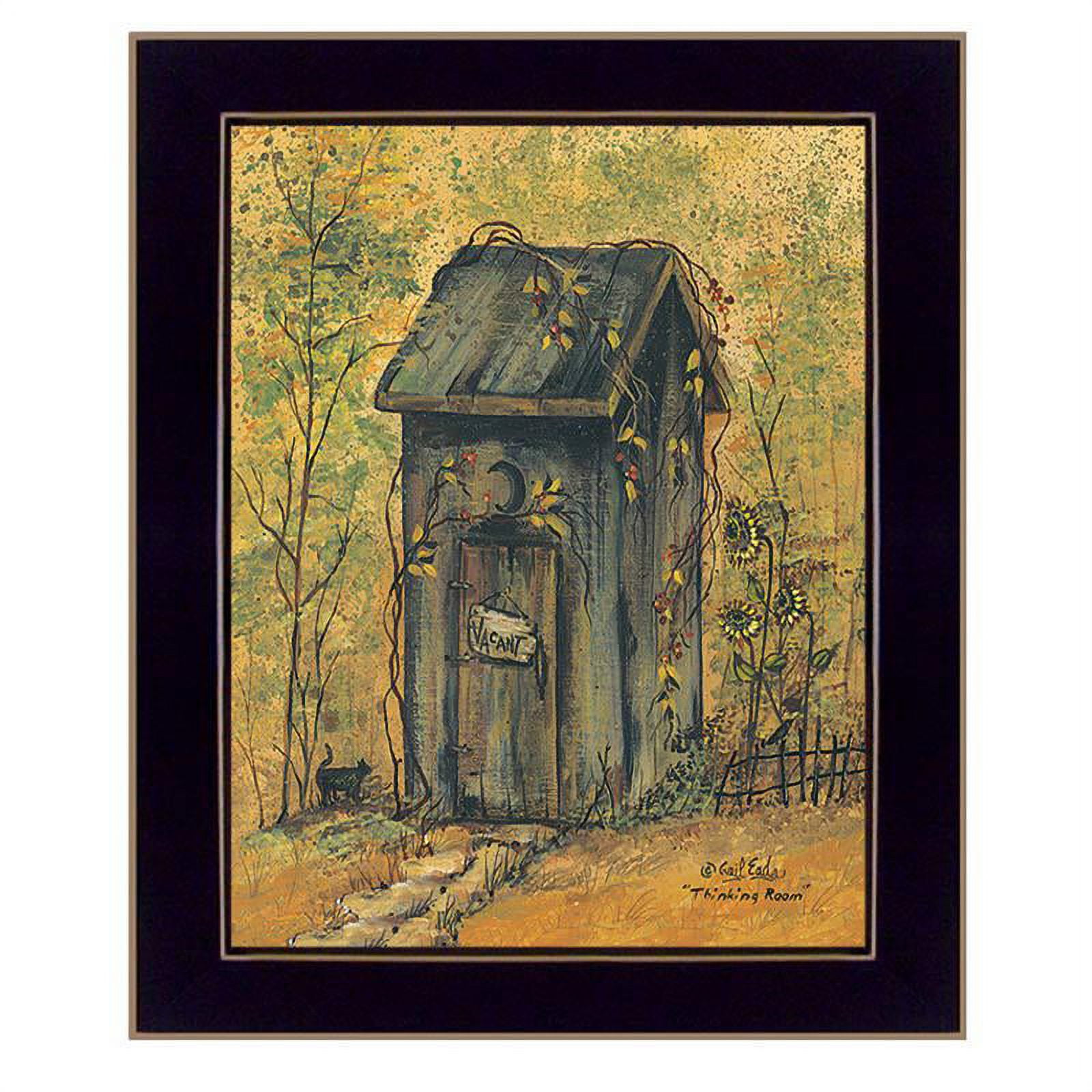 Traditional Black Framed Culture Print on Canvas