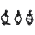 thumbnail image 1 of Thinking Skeleton Statue Resin Skull Figurine, Gothic Halloween Skeleton Decor for Desk, Bookshelf, Tabletop, Home, Office, Halloween Party Decoration, 1 of 5