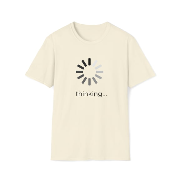 Thinking T-Shirt - Unisex Softstyle Tee