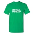 thumbnail image 1 of Thinking The Other Sarcastic Humor Graphic Tees Gift For Mens Novelty Funny T Shirt, 1 of 5