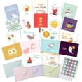thumbnail image 1 of - Thinking of You Cards with Envelopes, 20 Unique Design, Large 5”x7”, Thinking of You Card, Blank Inside, Greeting Cards Thinking of you, Encouragement Cards, Note Cards with Envelopes, 1 of 3