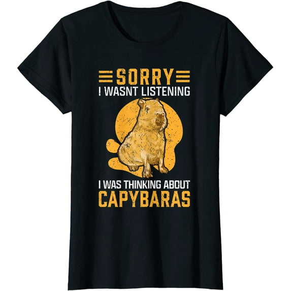 Thinking about Capybara South America Rodent Grass-eater T-Shirt