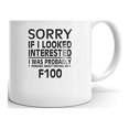 thumbnail image 1 of Thinking about My F100 Driver Coffee Tea Ceramic Mug 11 oz, 1 of 3