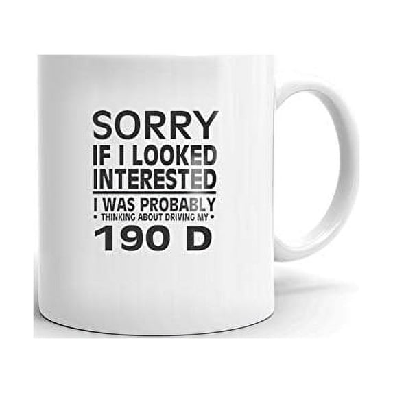 Thinking about my 190 D Driver Coffee Tea Ceramic Mug Office Work Cup Gift 15oz