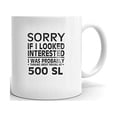 thumbnail image 1 of Thinking about my 500 SL Driver Coffee Tea Ceramic Mug Office Work Cup Gift 15oz, 1 of 3