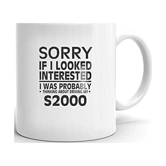 Thinking about my S2000 Driver Coffee Tea Ceramic Mug Office Work Cup Gift 11oz