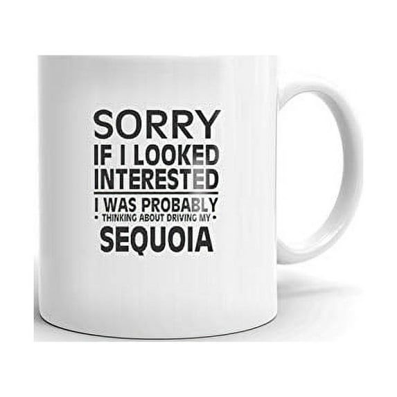 Thinking about my SEQUOIA Driver Coffee Tea Ceramic Mug Office Work Cup Gift 11 oz