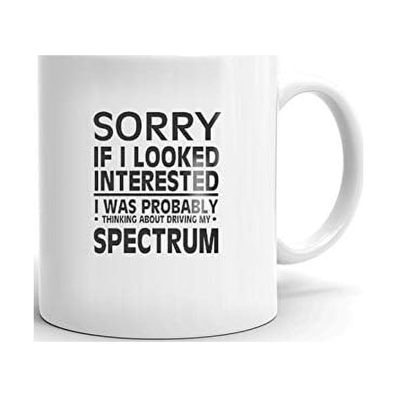 Thinking about my SPECTRUM Driver Coffee Tea Ceramic Mug Office Work Cup Gift 15oz