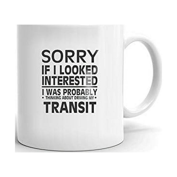 Thinking about my TRANSIT Driver Coffee Tea Ceramic Mug Office Work Cup Gift 11 oz
