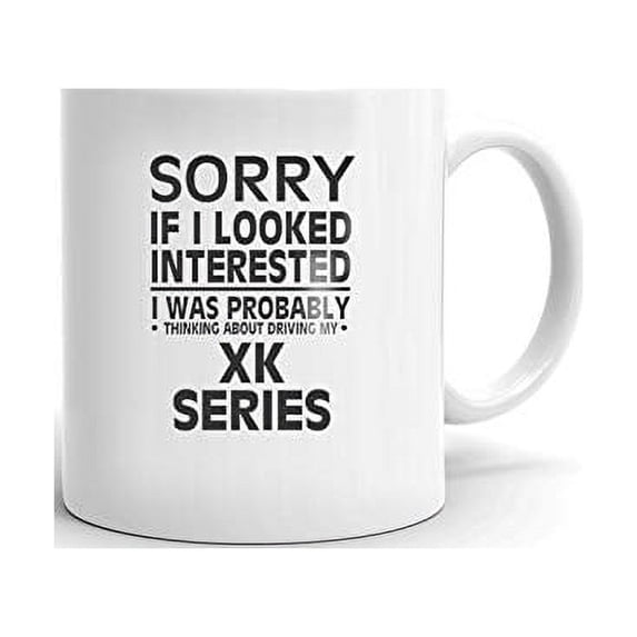 Thinking about my XK SERIES Driver Coffee Tea Ceramic Mug Office Work Cup Gift 15 oz