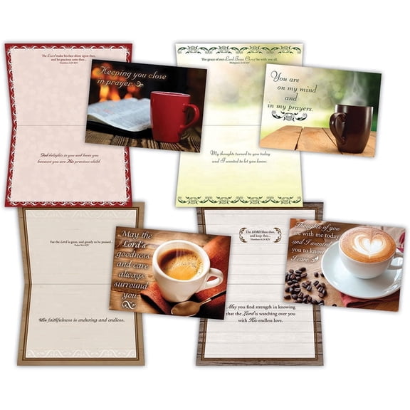 Shared Blessings Blessed Thoughts Thinking of You Assorted Greeting Cards, 12 Count