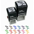 thumbnail image 1 of Thinking of You Elegant Text Self-Inking Rubber Stamp Ink Stamper - Fuchsia Ink - Small 1 Inch, 1 of 7