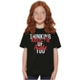 thumbnail image 1 of Thinking of You Keep Me Awake Romance Girls Kids T Shirt Tees Teen Brisco Brands L, 1 of 6