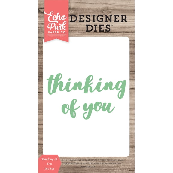 Thinking of You Word Small Die Set